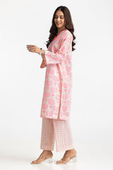 UAE -Jacquard Printed Shirt And Lawn  Lacquer Printed Trouser IUSTTS-303
