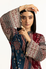 UAE-Lawn Printed Co-Ord Set IUSTTS-746