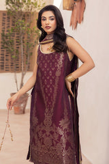 UAE -3 Piece Unstitched Jacquard Suit FE-52151