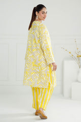 UAE -2 Piece Unstitched Lacquer Printed Lawn Suit TL-42099