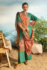 UAE -3 Piece Unstitched Printed Lawn Suit ML-42023
