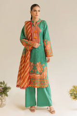 UAE -3 Piece Unstitched Printed Lawn Suit ML-42023