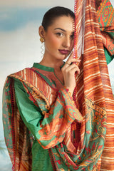 UAE -3 Piece Unstitched Printed Lawn Suit ML-42023