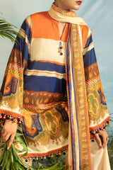 UAE -3 Piece Unstitched Printed Lawn Suit ML-42031