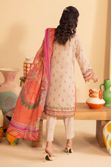 UAE -3 Piece Unstitched Printed Lawn Suit ML-52013