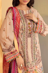 UAE -3 Piece Unstitched Printed Lawn Suit ML-52013