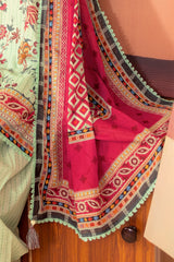 UAE -3 Piece Unstitched Printed Lawn Suit ML-52015