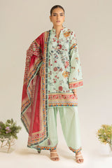 UAE -3 Piece Unstitched Printed Lawn Suit ML-52015