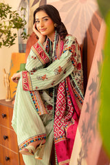 UAE -3 Piece Unstitched Printed Lawn Suit ML-52015