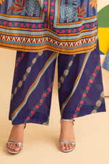 UAE-2 Piece Unstitched Printed Lawn Suit MLT-52001