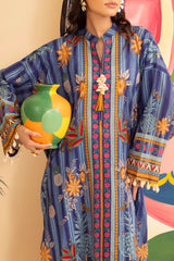 UAE-2 Piece Unstitched Printed Lawn Suit MLT-52001