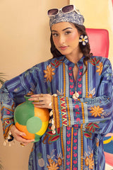 UAE-2 Piece Unstitched Printed Lawn Suit MLT-52001