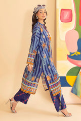 UAE-2 Piece Unstitched Printed Lawn Suit MLT-52001