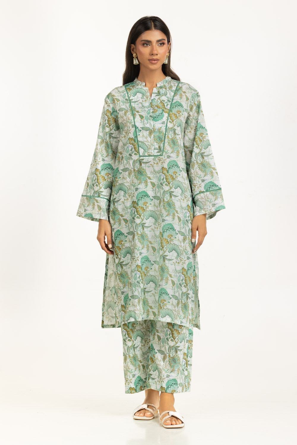 UAE-Lawn Printed Co-Ord Set IUSTTS-1100