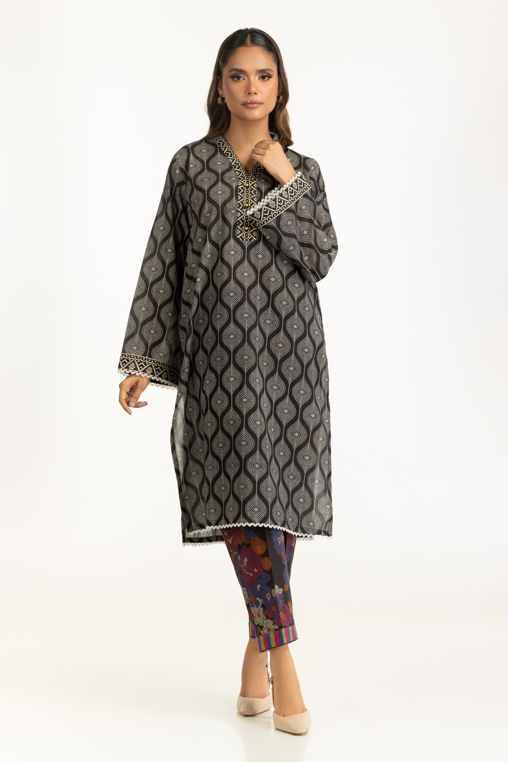 UAE-Lawn Printed Co-Ord Set IUSTTS-1103