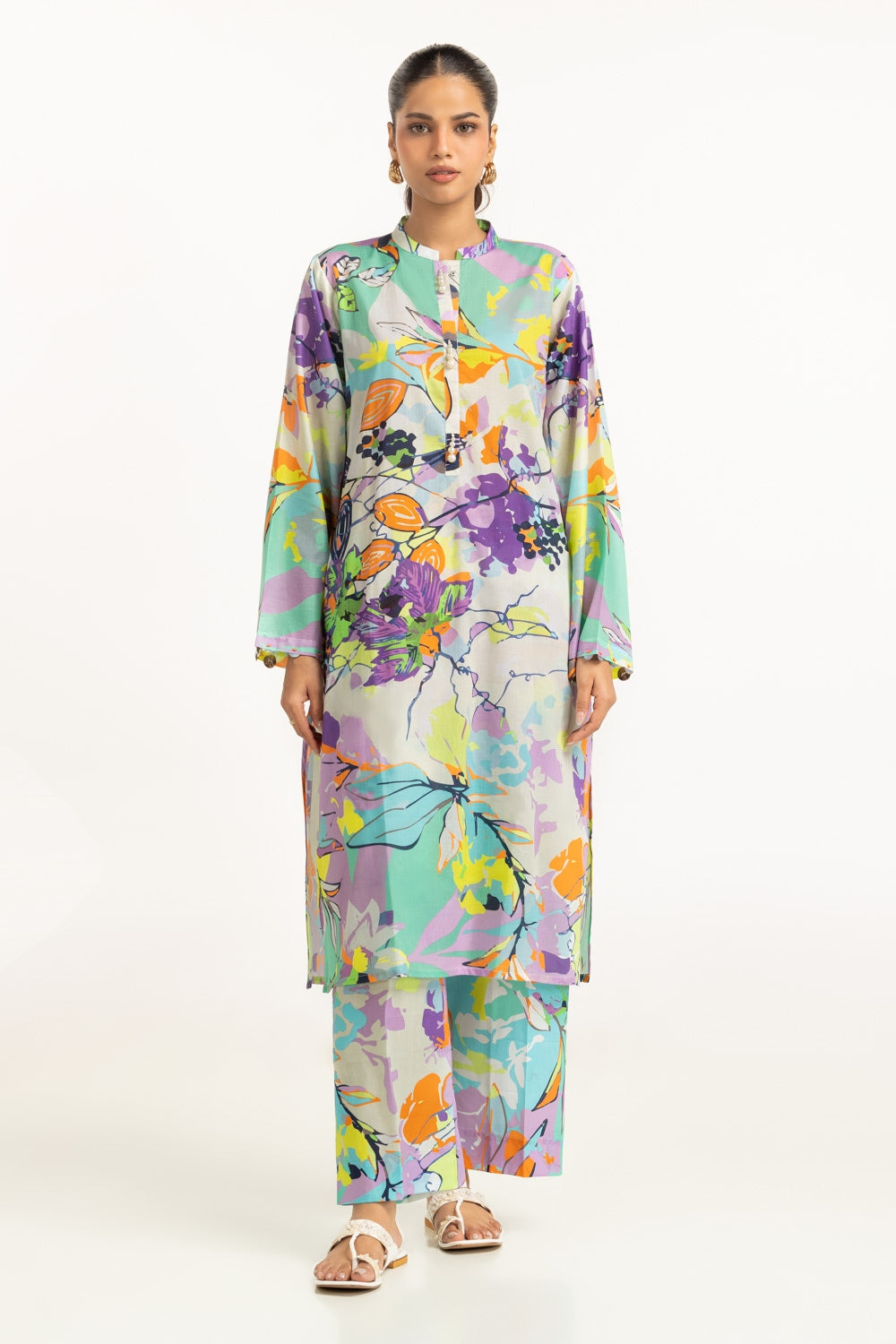 UAE-Lawn Printed Co-Ord Set IUSTTS-737