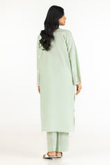 UAE-Lawn Schiffli Embroidered Shirt And Dyed Trouser IUSTTS-637
