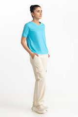 UAE -Light Blue Knit T-Shirt 231-213-010 A