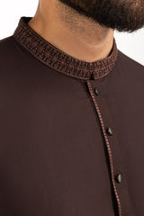 UAE -Regular Fit Embroidered Suits SK-EMB25-006