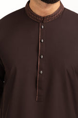 UAE -Regular Fit Embroidered Suits SK-EMB25-006
