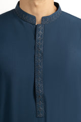 UAE -Regular Fit Embroidered Suits SK-EMB25-019