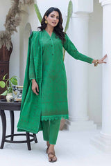 UAE -3PC Chambray Jacquard Unstitched Suit MJ-42007