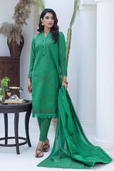 UAE -3PC Chambray Jacquard Unstitched Suit MJ-42007