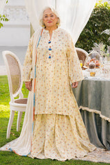UAE -1 Piece Unstitched Printed Lawn Shirt SL-52034