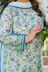 UAE -1 Piece Unstitched Printed Lawn Shirt SL-52024