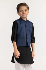 UAE-Navy Blue Styling Waist Coat KWC-PD23-015