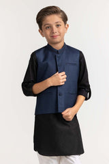 UAE-Navy Blue Styling Waist Coat KWC-PD23-015