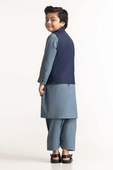 UAE-Navy Blue Styling Waist Coat KWC-PD24-003