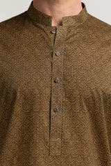 UAE -Olive Styling Kurta KR-STY24-054