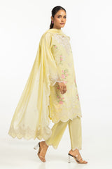 UAE-Poly Munar Embroidered Dupatta IPD-44631