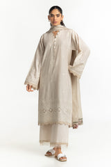 UAE-Poly Munar Embroidered Dupatta IPD-44633