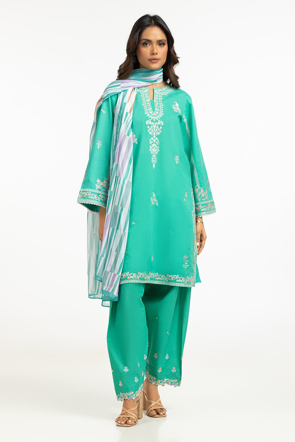 UAE-Poly Tissue Silk Printed Dupatta IPD-44623