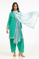 UAE-Poly Tissue Silk Printed Dupatta IPD-44623