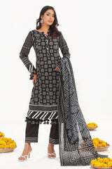 UAE -3 Piece Unstitched Printed Lawn Suit CL-52412 A