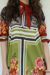 UAE-3 Piece Unstitched Printed Lawn Suit with Printed Lawn Dupatta CL-52570