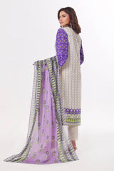 UAE -3 Piece Unstitched Printed Lawn Suit CLP-42215