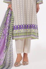 UAE -3 Piece Unstitched Printed Lawn Suit CLP-42215