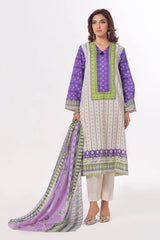UAE -3 Piece Unstitched Printed Lawn Suit CLP-42215