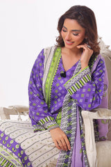 UAE -3 Piece Unstitched Printed Lawn Suit CLP-42215