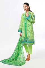 UAE -3 Piece Unstitched Printed Lawn Suit CLP-52075
