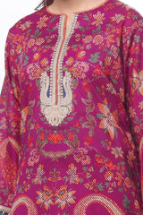 UAE-3 Piece Unstitched Printed Lawn Suit CLP-52077