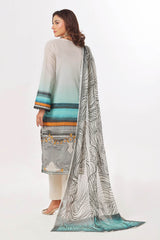 UAE -3 Piece Unstitched Printed Lawn Suit CLP-52095