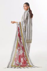 UAE-3 Piece Unstitched Printed Lawn Suit CLP-52097