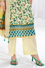 UAE-3 Piece Unstitched Printed Lawn Suit CLP-52098