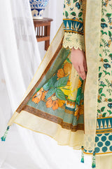 UAE-3 Piece Unstitched Printed Lawn Suit CLP-52098