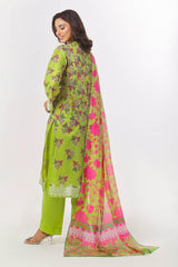 UAE -3 Piece Unstitched Printed Lawn Suit CLP-52102